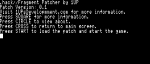 .hack//fragment Patcher